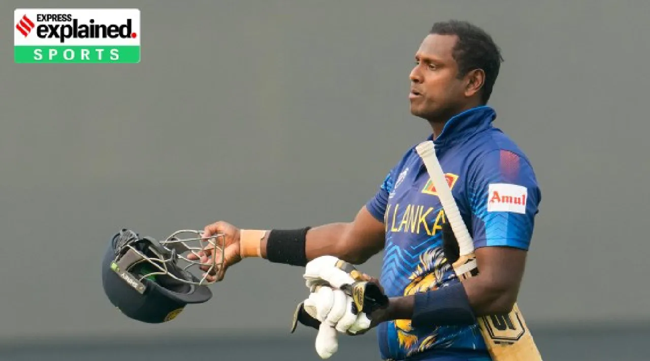  Sri Lanka batter Angelo Mathews timed out and What is the rule in tamil 