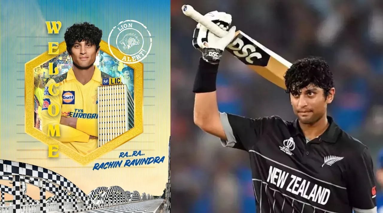 Chennai Super Kings signs Rachin Ravindra IPL auction 2024 Tamil News 