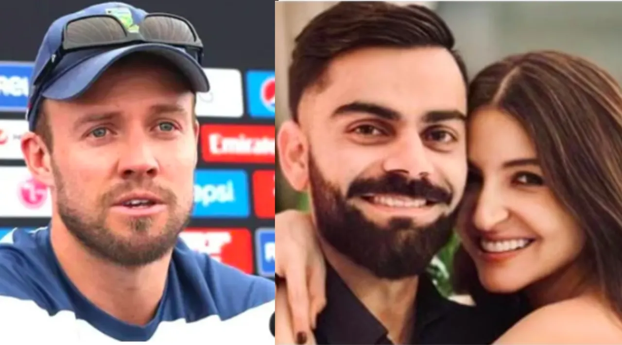 AB de Villiers on Virat Kohli and Anushka Sharma expecting their second child false information Tamil News 