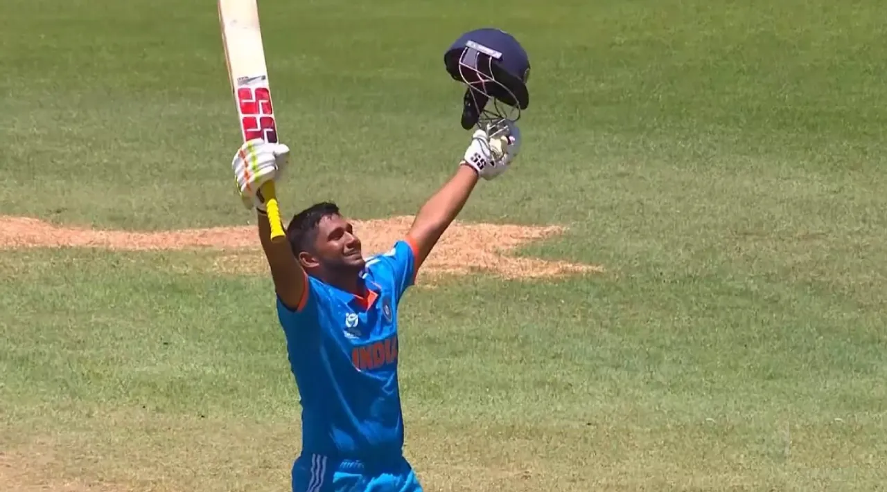 Musheer Khan blitzes Saumy Pandey 4 wickets India beat New Zealand U19 World Cup 2024 match highlights in tamil 