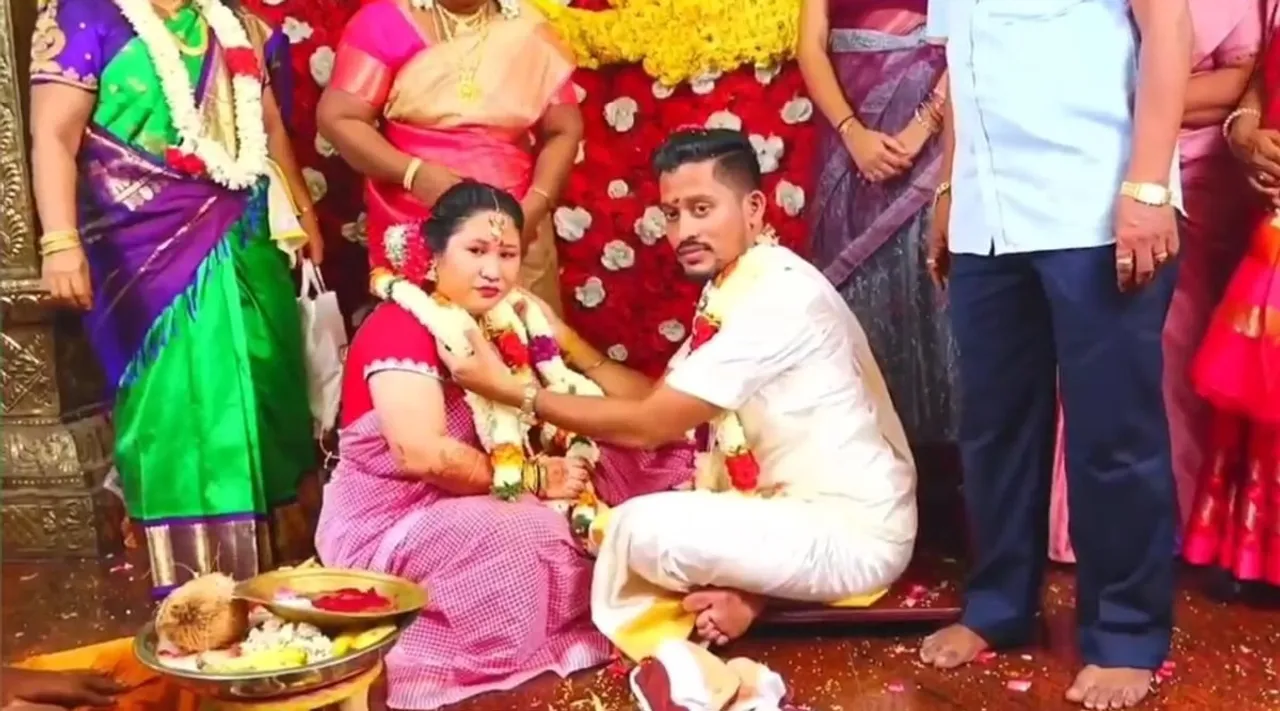 puducherry young man married philippines girl in tamil tradition 