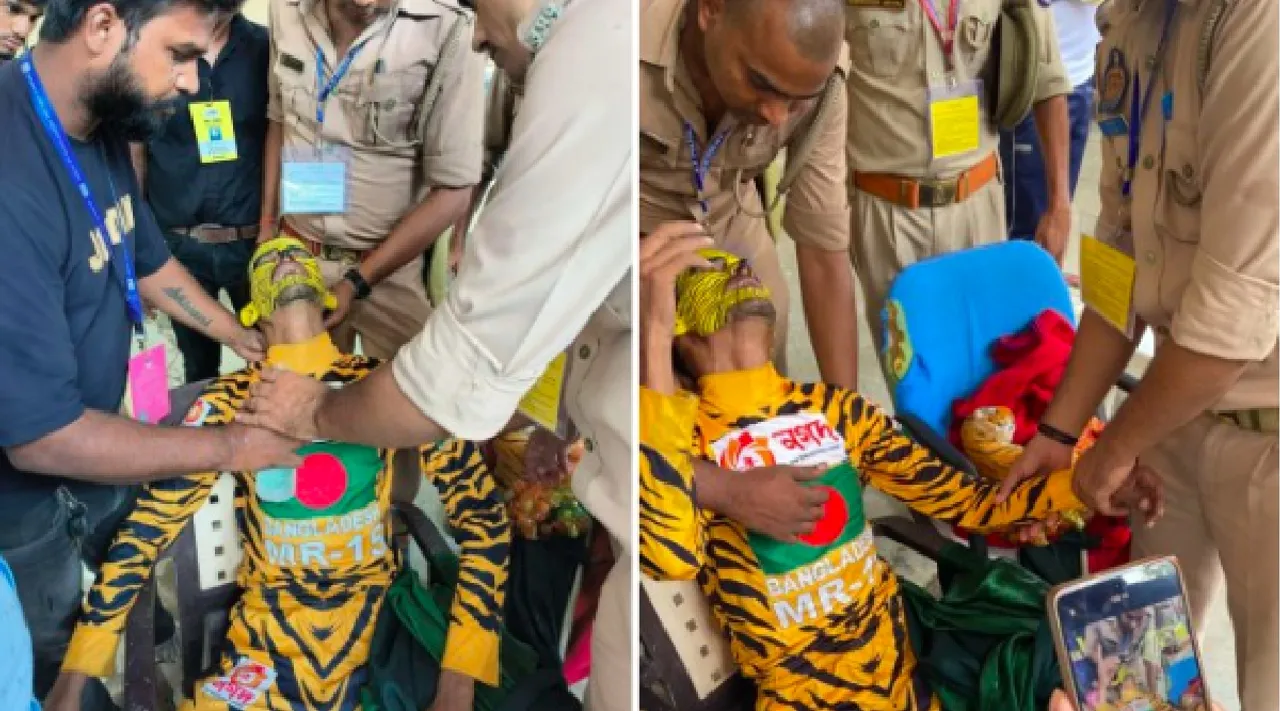 Bangladesh super fan Tiger Robi claims he was assaulted by the Kanpur crowd on Day 1 Tamil News 