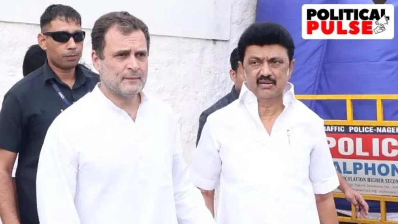 Rahul and MK Stalin