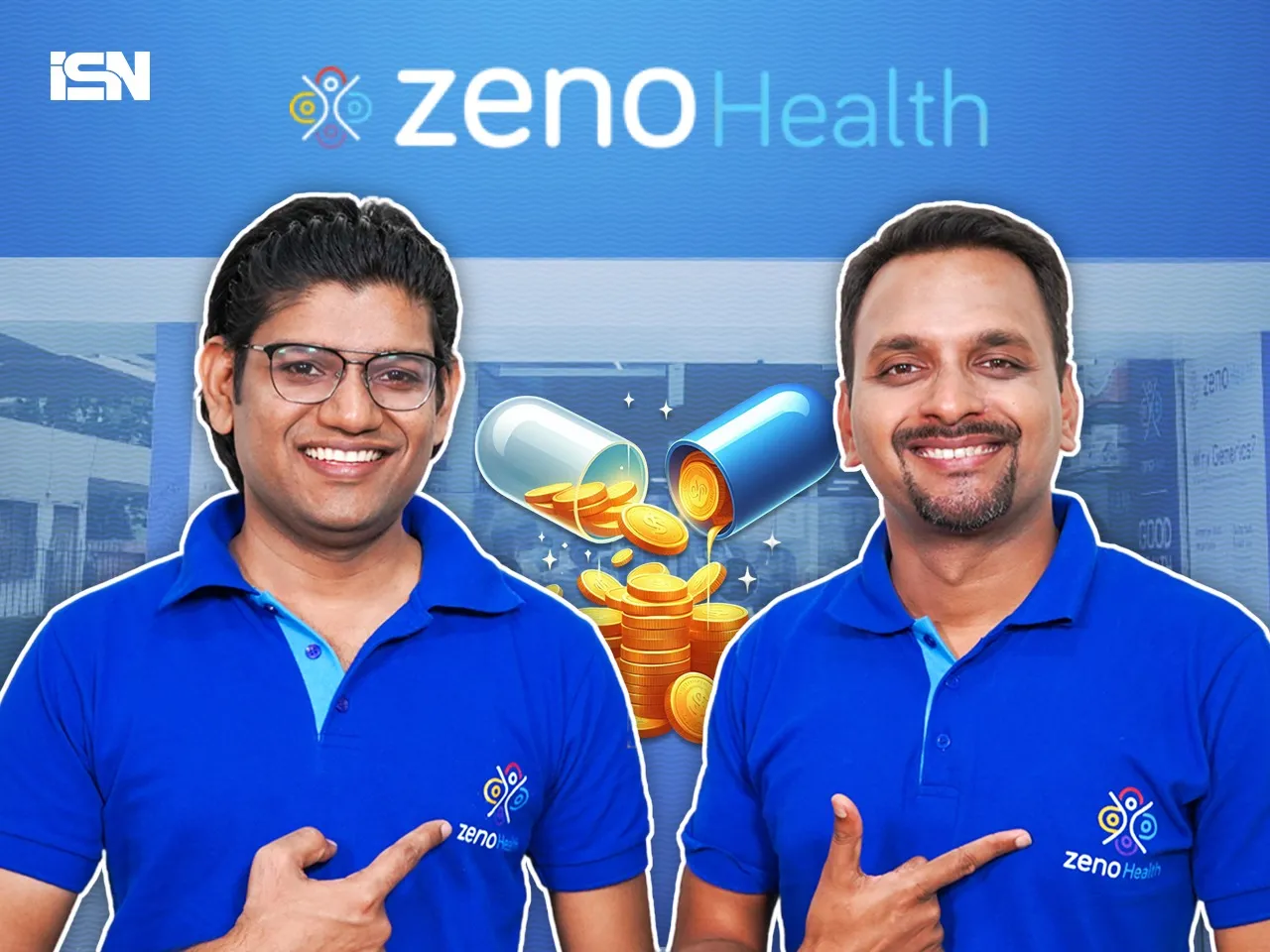 Zeno Health Co-founders Siddharth Gadia and Girish Agarwal