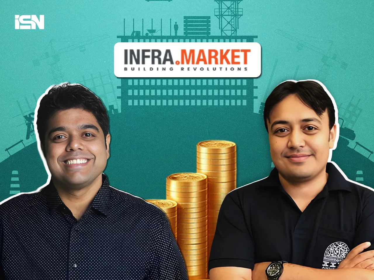 Infra.Market co-founders - Souvik Sengupta and Aaditya Sharda