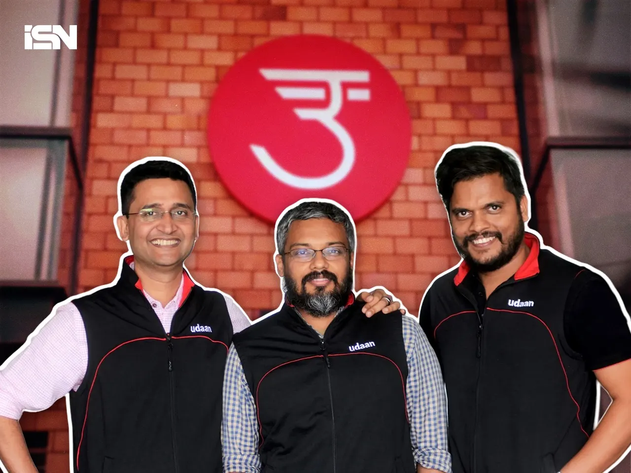 (L - R) Amod Malviya, Vaibhav Gupta, Sujeet Kumar, Cofounders of Udaan