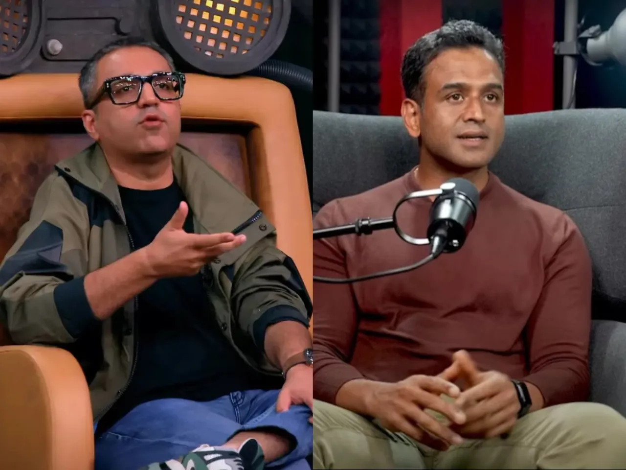 Ashneer Grover and Nithin Kamath