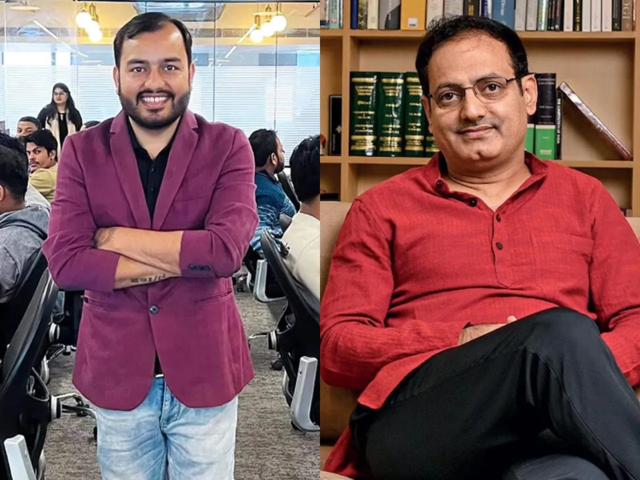 Alakh Pandey and Vikas Divyakirti