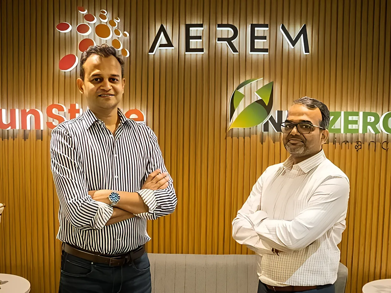 (L-R) Anand Jain and Vikesh Agarwal, Co-founders of Aerem
