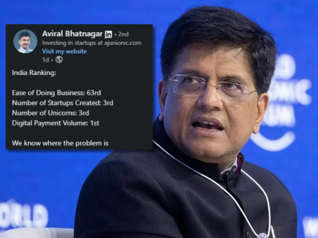 Bhatnagar responds to Goyal's remark
