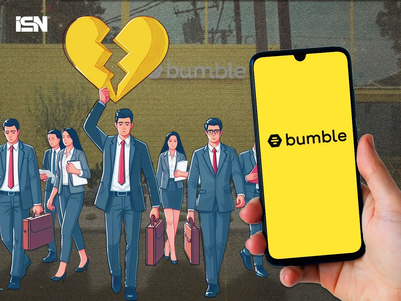 Bumble breaks up with 350 employees
