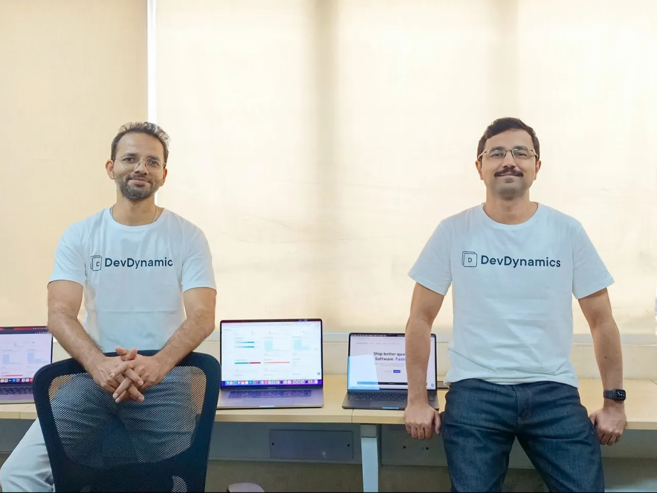 DevDynamics Founders Pruthviraj Haral and Rishi Saraf