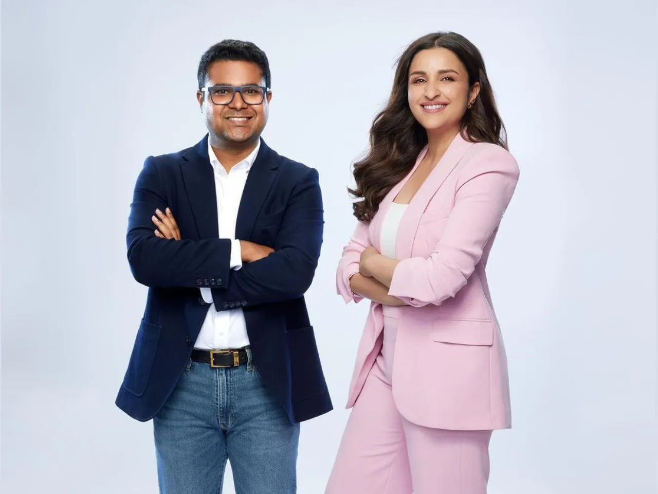 Parineeti Chopra and Puneet Gupta (Founder of Clensta)