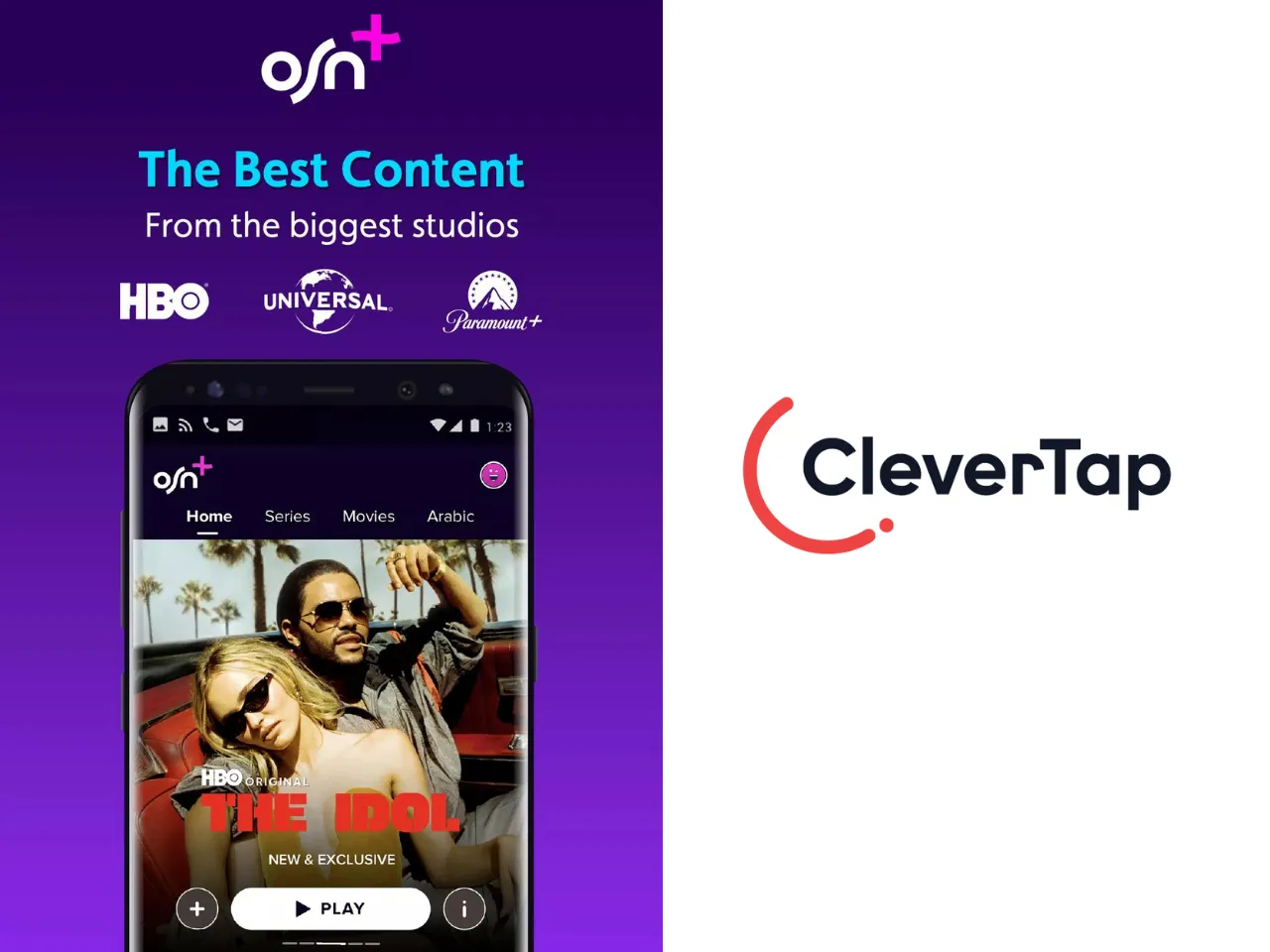 CleverTap partners with premium streaming service OSN+ to hyper-personalised communication