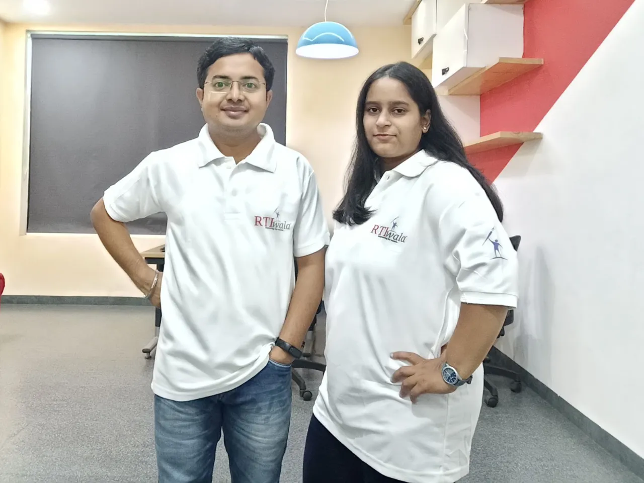RTIwala Founders Sumeet Mahendra and Kritika Shrivastava Mahendra