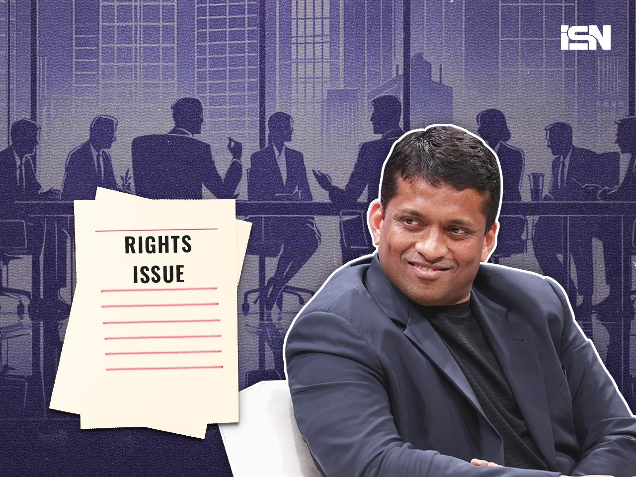 byjus rights issue