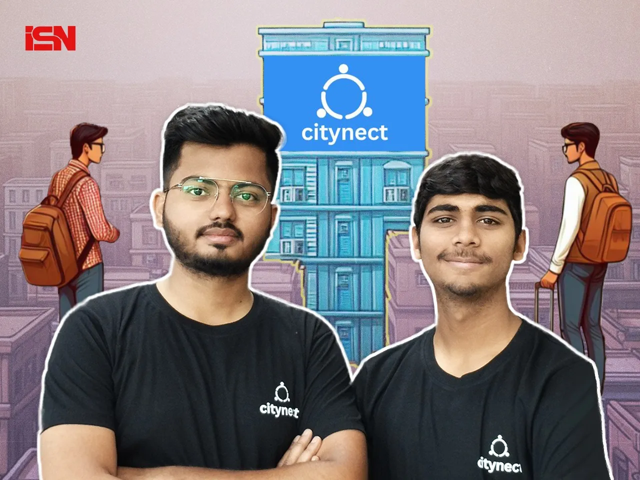 Citynect co-founders Hemant Solanki and Dhurv Mehta