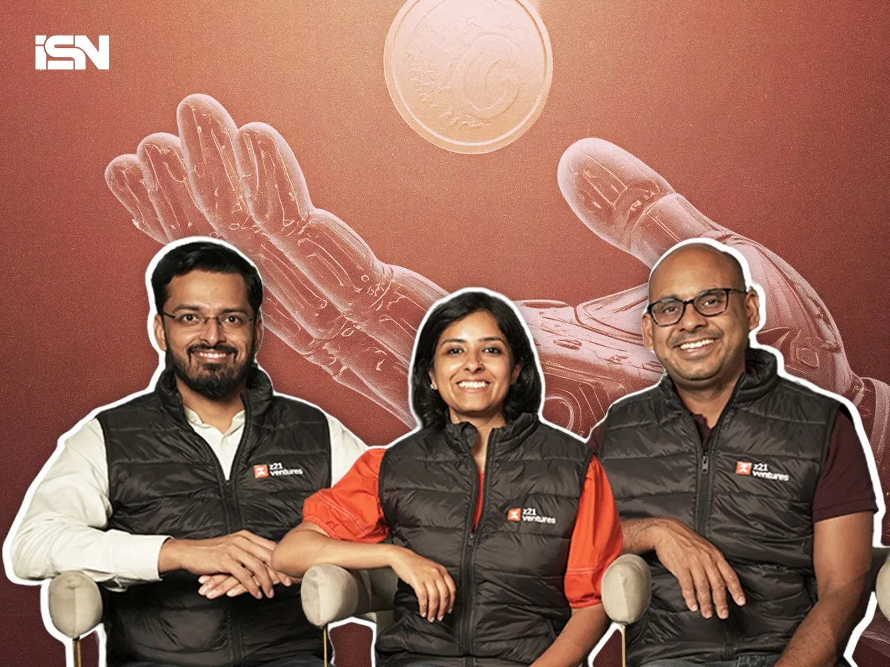 (L to R) Sudarshan Ravi Jha, Jyotika Gupta, Raj Shekhar Singh, cofounder, z21 Ventures