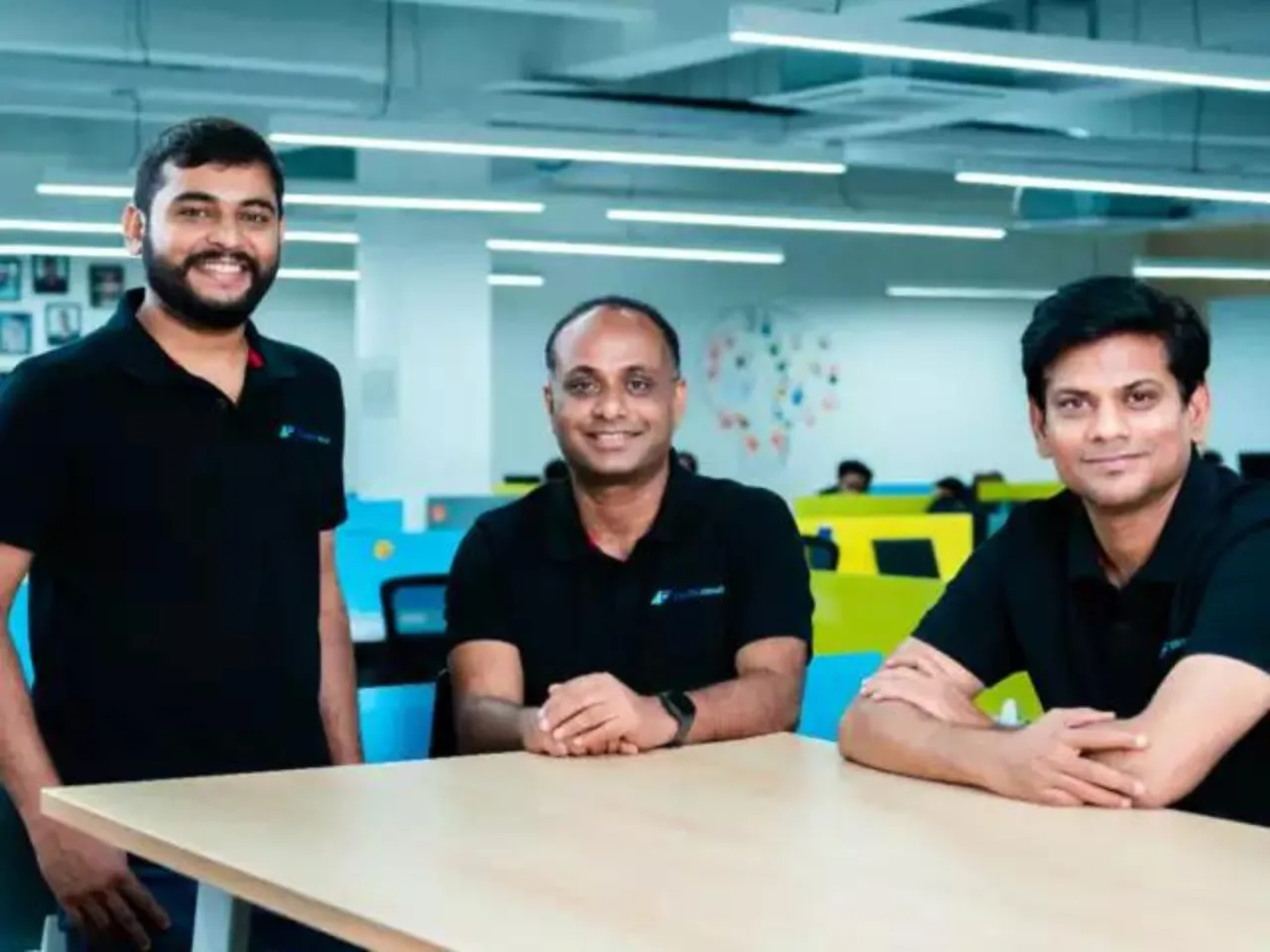 Facets.cloud founders (L-R) Rohit Raveendran, Pravanjan Choudhury and Anshul Sao 