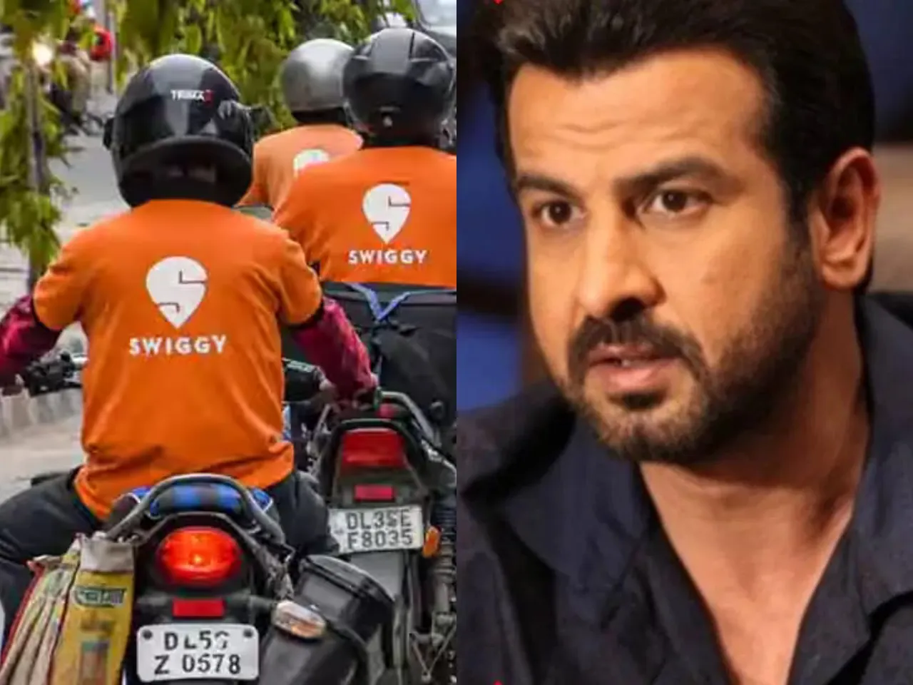 Swiggy delivery boy Ronit Roy