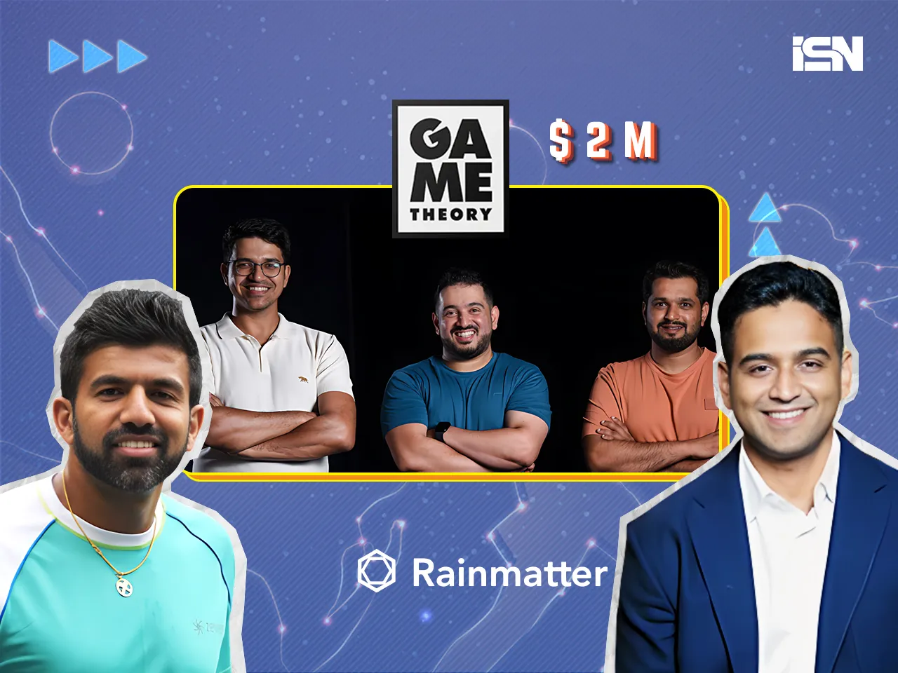Nithin Kamath and Rohan bopanna invests in Game Theory