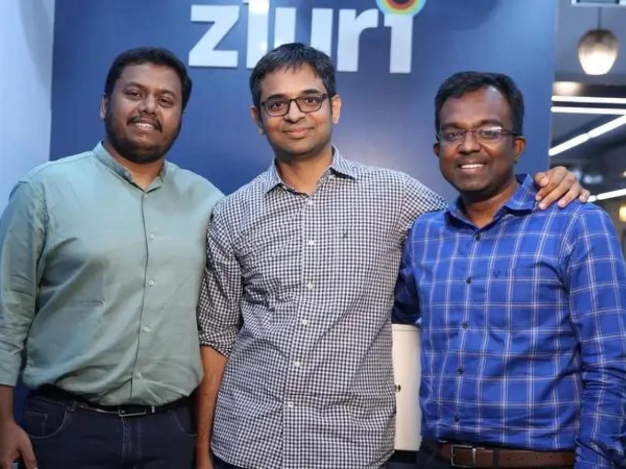 Zluri founders Chaithanya Yambari, Ritish Reddy and Sethu Meenakshisundaram