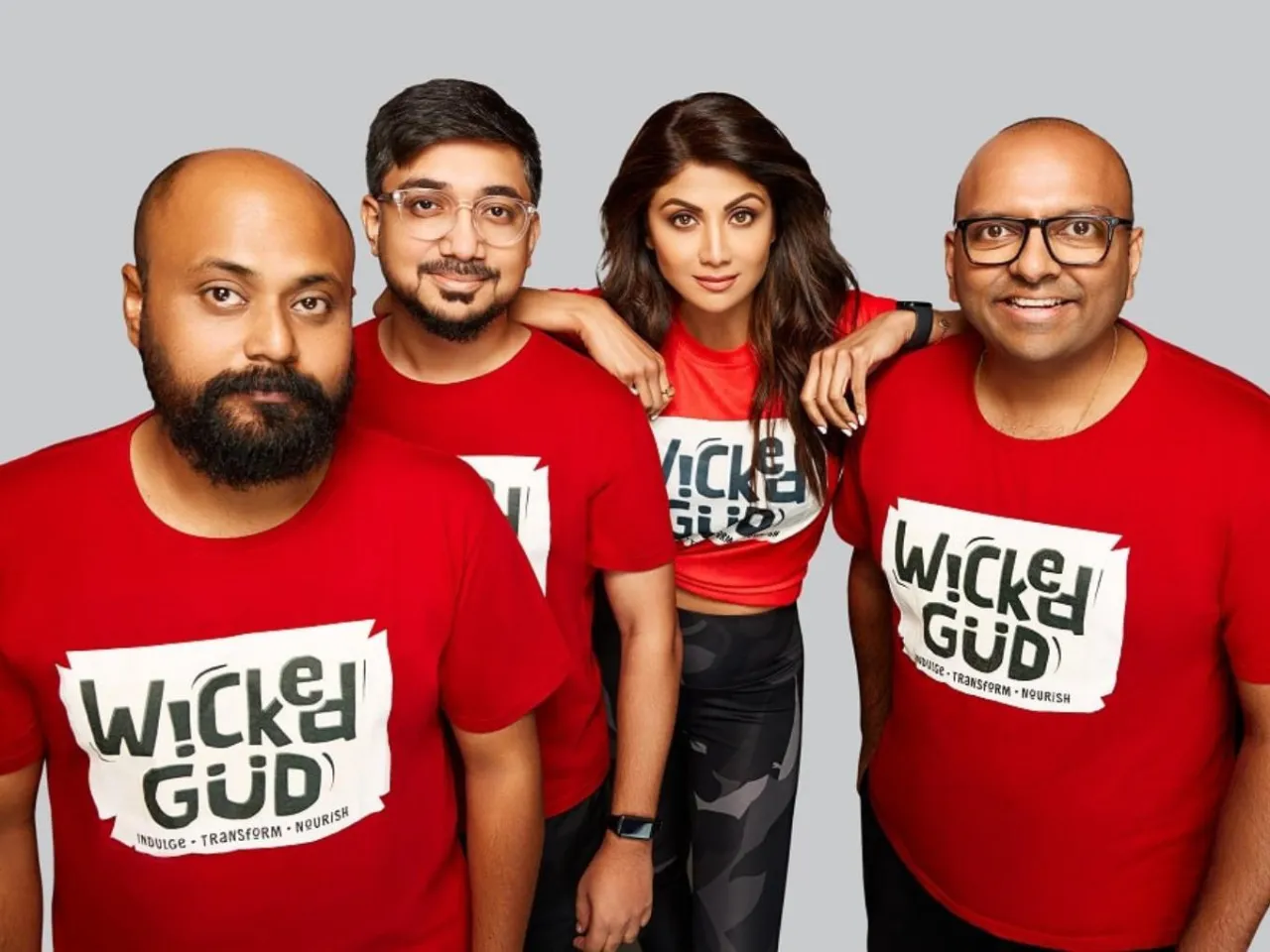 shilpa shetty with wickedgud founders