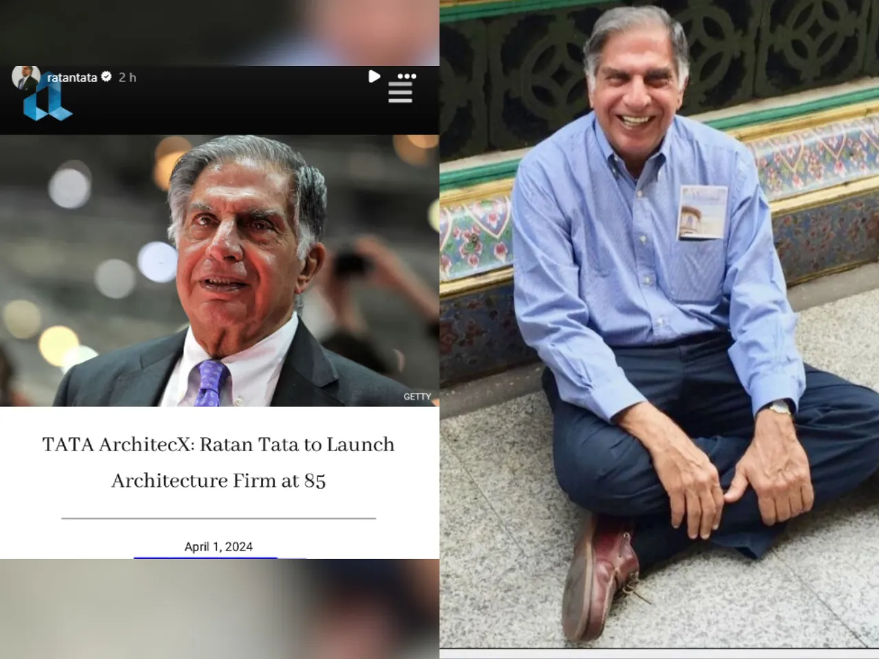 Is Ratan Tata launching an architecture firm