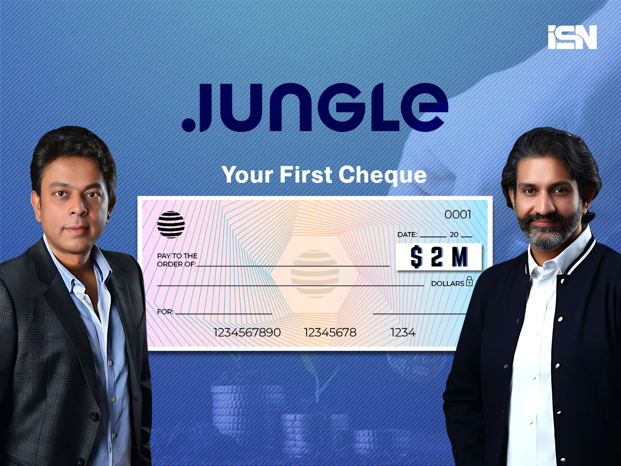 Jungle ventures first cheque