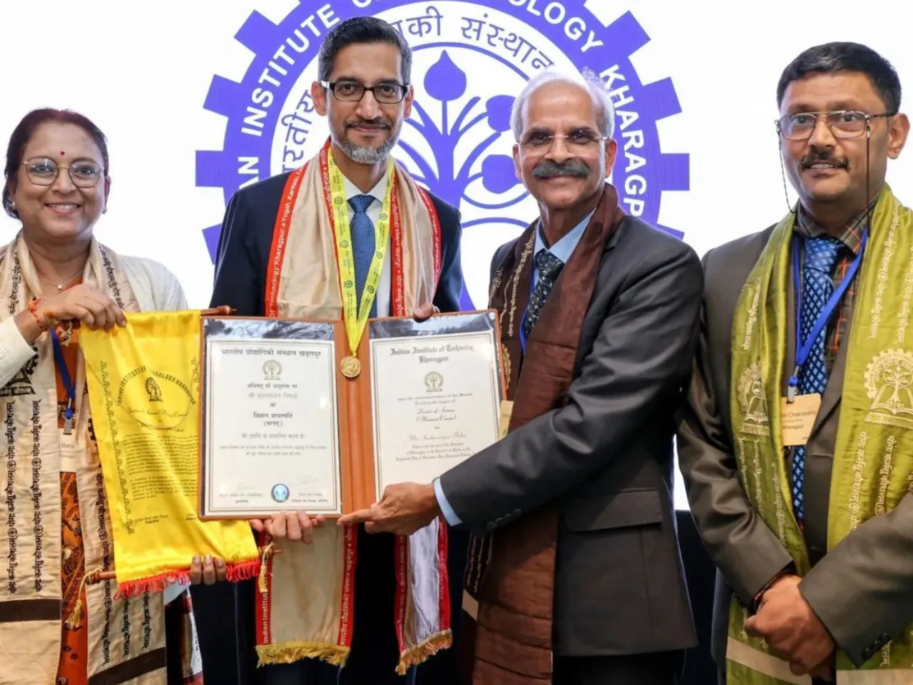 Sundar Pichai receives honorary doctorate from IIT-Kharagpur