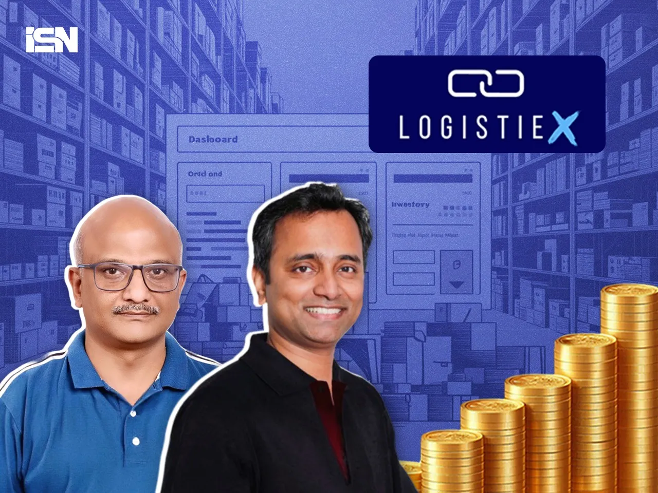 Logistiex co-founders Sarvartha Kanchan and Vineet Agarwal