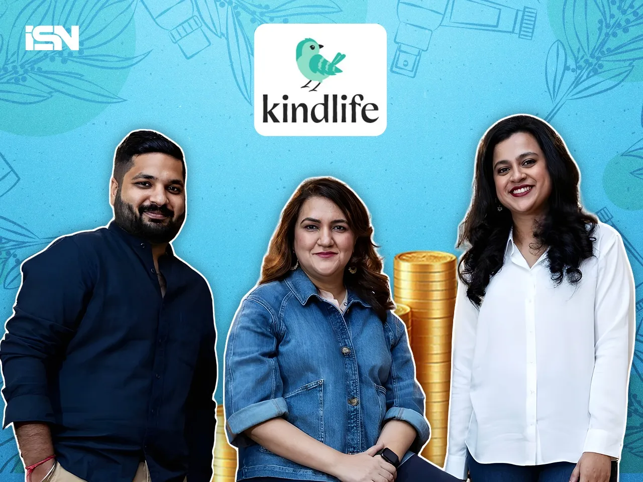 Kindlife co-founders Vidit Jain, Radhika Ghai, and Manasa Garemella