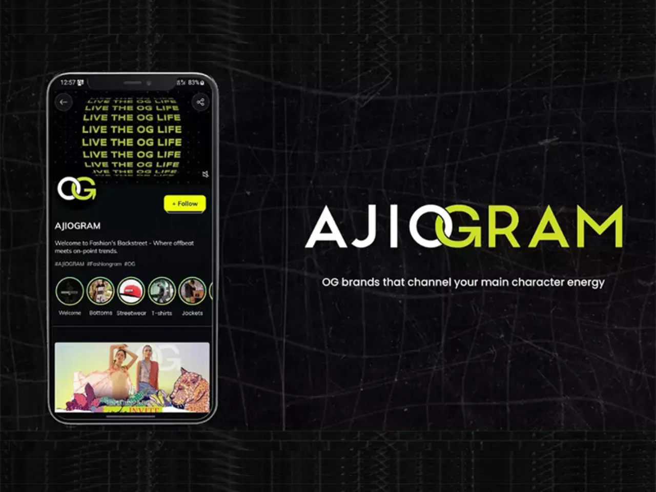 AJIO forays into D2C-focused interactive commerce with AJIOGRAM