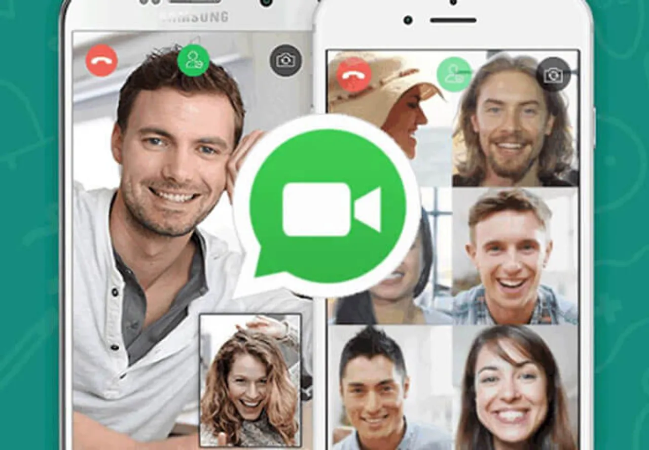 Whatsapp has new update which allows 8 users on call
