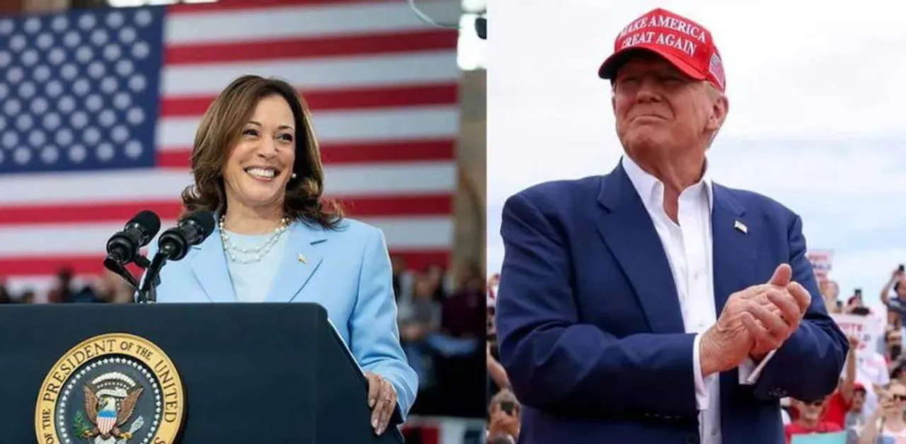 kamala and trump