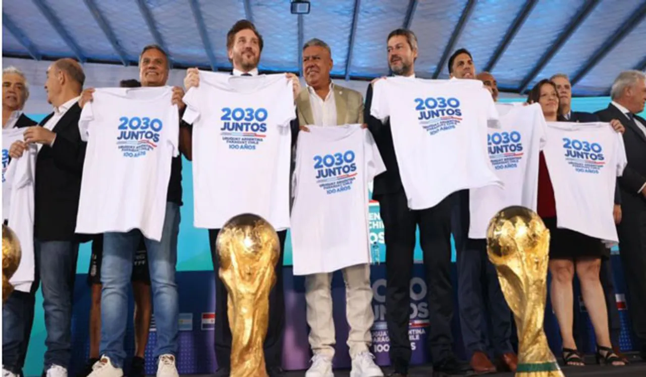 2030ലെ ഫുട്‌ബോള്‍ ലോകകപ്പിന്റെ നൂറാം വാര്‍ഷികത്തില്‍ ആതിഥേയത്വത്തിനായി ലാറ്റിനമേരിക്കന്‍ രാജ്യങ്ങള്‍   