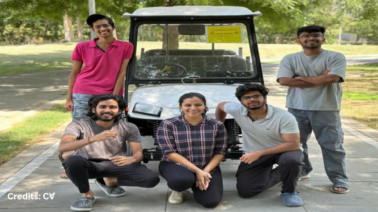 These IIT Students Transformed an Electric Golf Cart into a fully Automated Driverless Vehicle