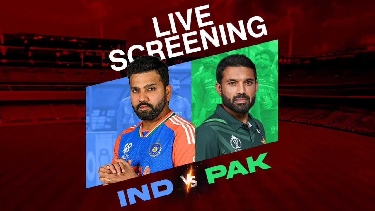 India vs Pakistan Live Screening