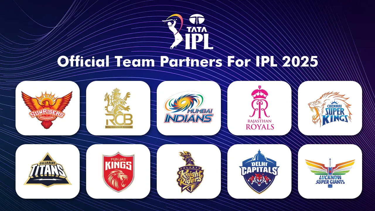Official Partners of IPL 2025 Teams