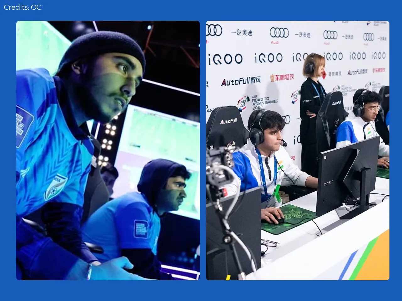Indian esports team at the asian games 2023