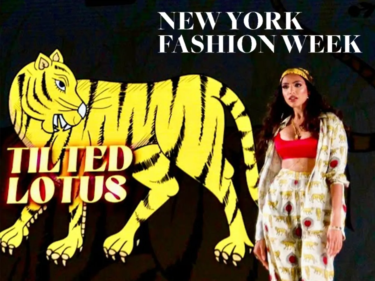 singer raveena mehta at new york fashion week 