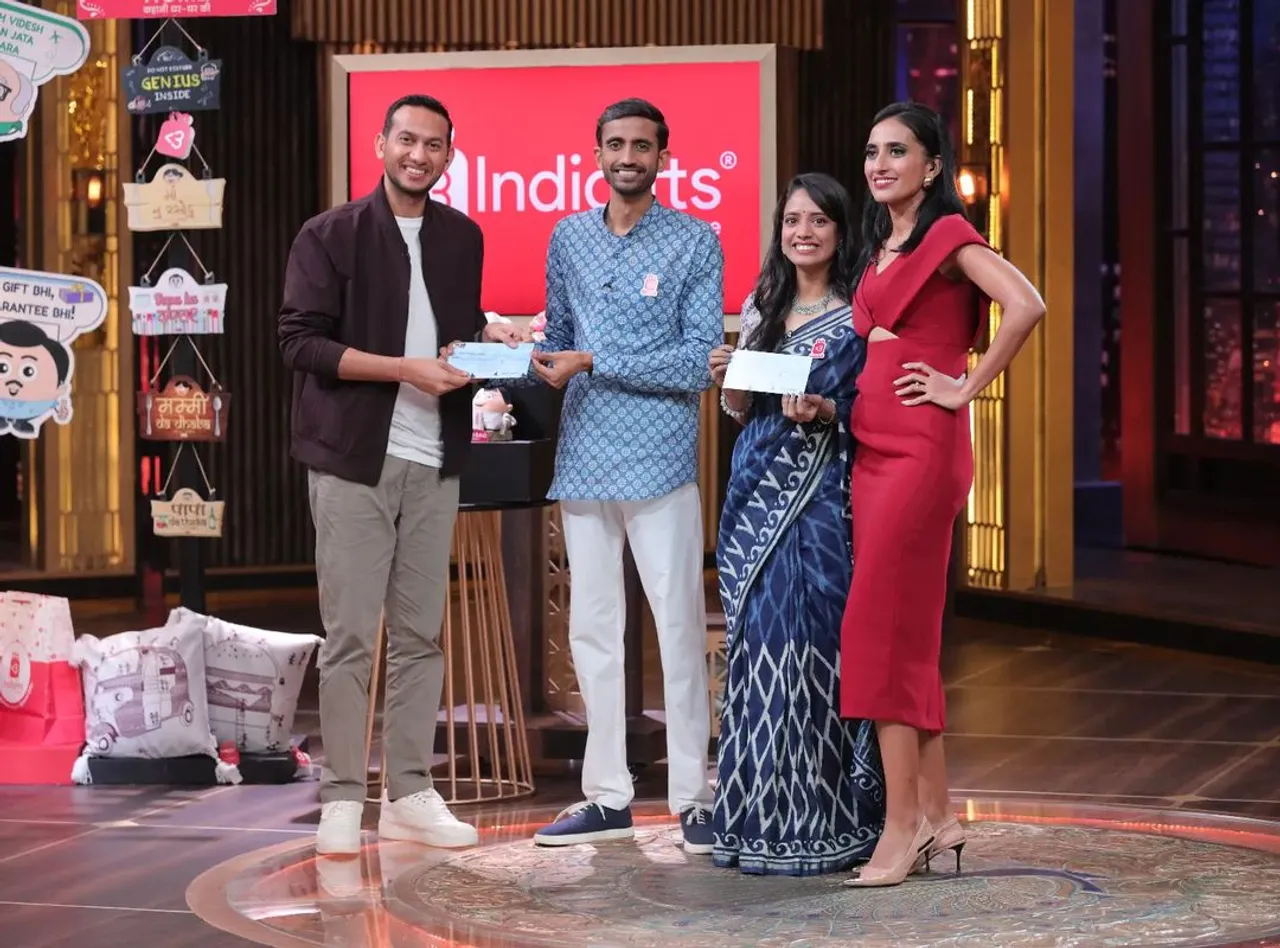 Shark Tank India S3: A couple from Jaipur seeks funding for their brand Indigifts!