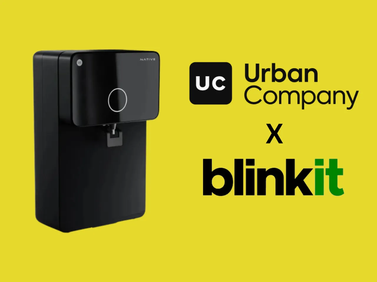 Urban Company partners with Blinkit to deliver Native RO Water Purifiers in 30 minutes