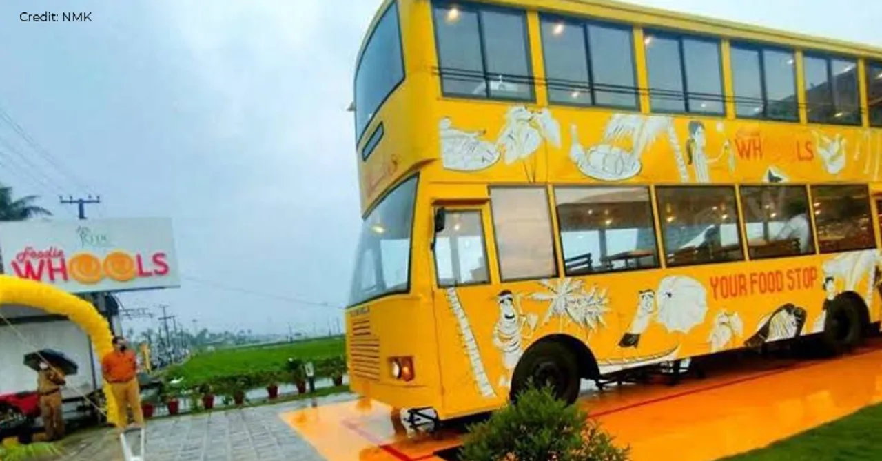 Kerala launches 'Foodie Wheels Cafe' by reusing a bus!