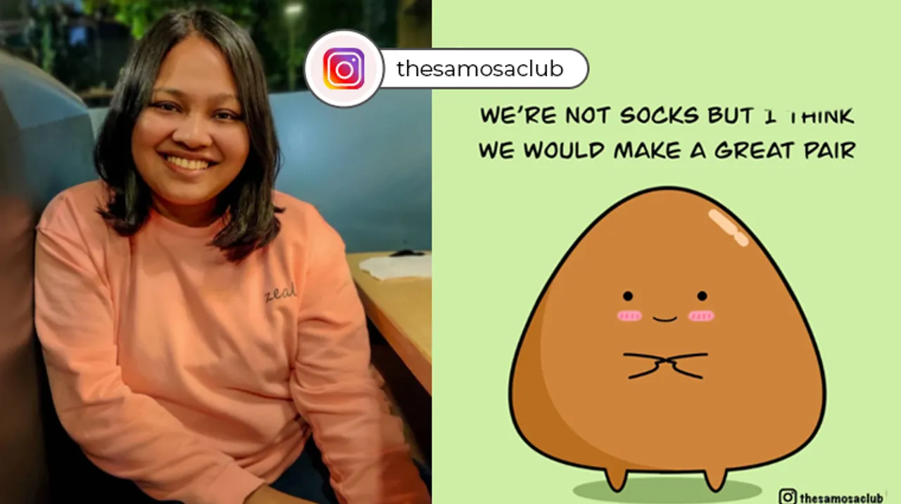 Meet Niyati Patel from Mumbai, a 19-year-old illustrator behind 'The Samosa Club' and its adorable content!