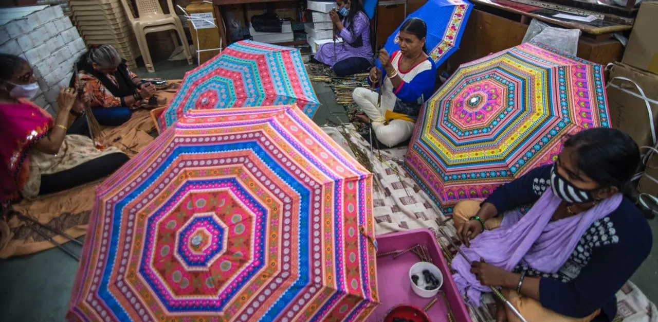 Shop For A Cause! Buy umbrellas from Nethra that are made by blind artisans!