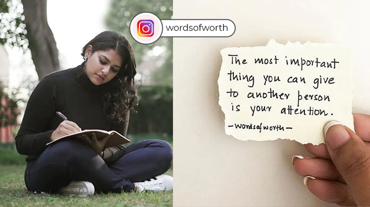 Soak Yourself in the Poetry of Insta-Fame, Words of Worth- Tuheena Raj