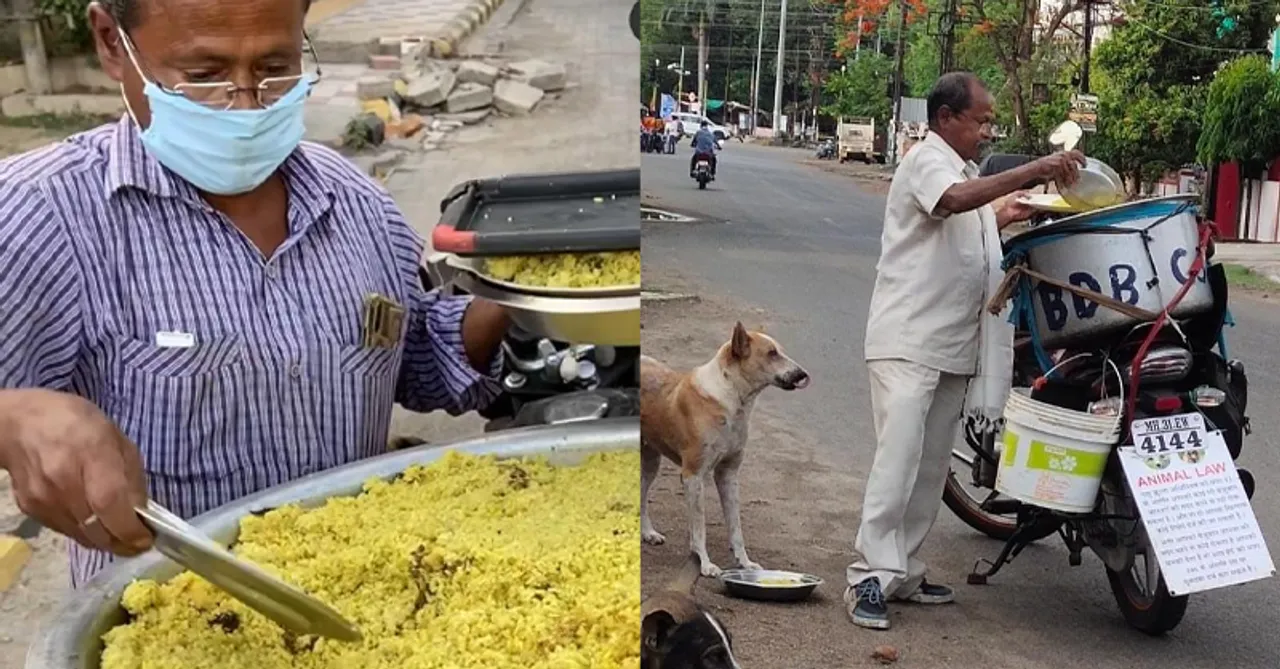 Ranjeet Nath aka the Dog Man of Nagpur is feeding stray dogs for more than a decade!