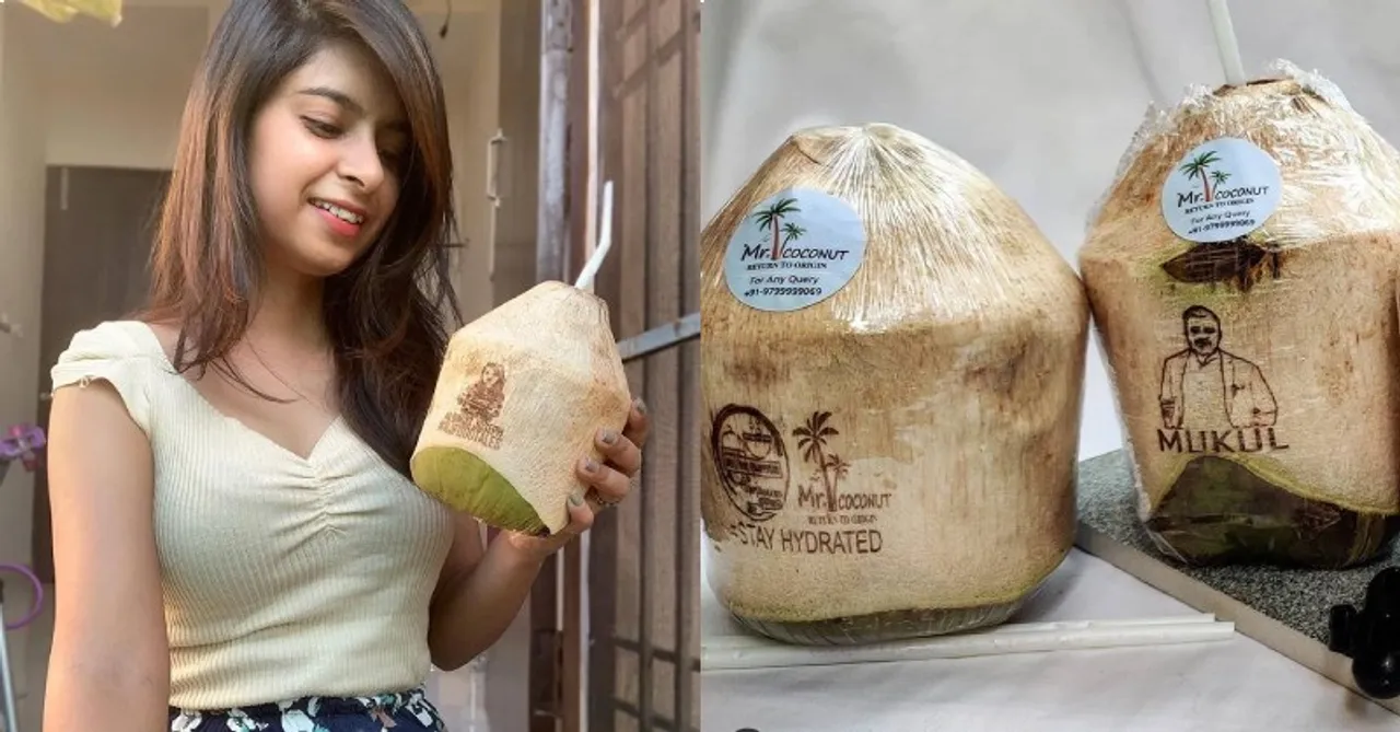 Get your hands on some fresh tender coconut with your name engraved from this Jaipur based company!