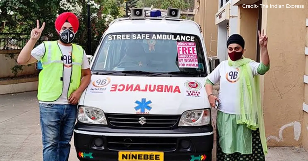 'Stree Safe', the free COVID-19 ambulance services for women, by women in Pune to prevent sexual assault!